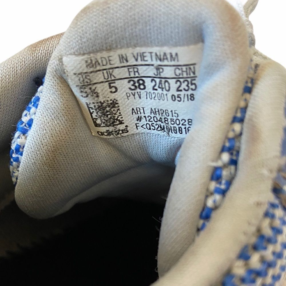 ADIDAS RAPIDA RUN Blue & Pink Running Shoe 5 1/2 - Picture 10 of 12